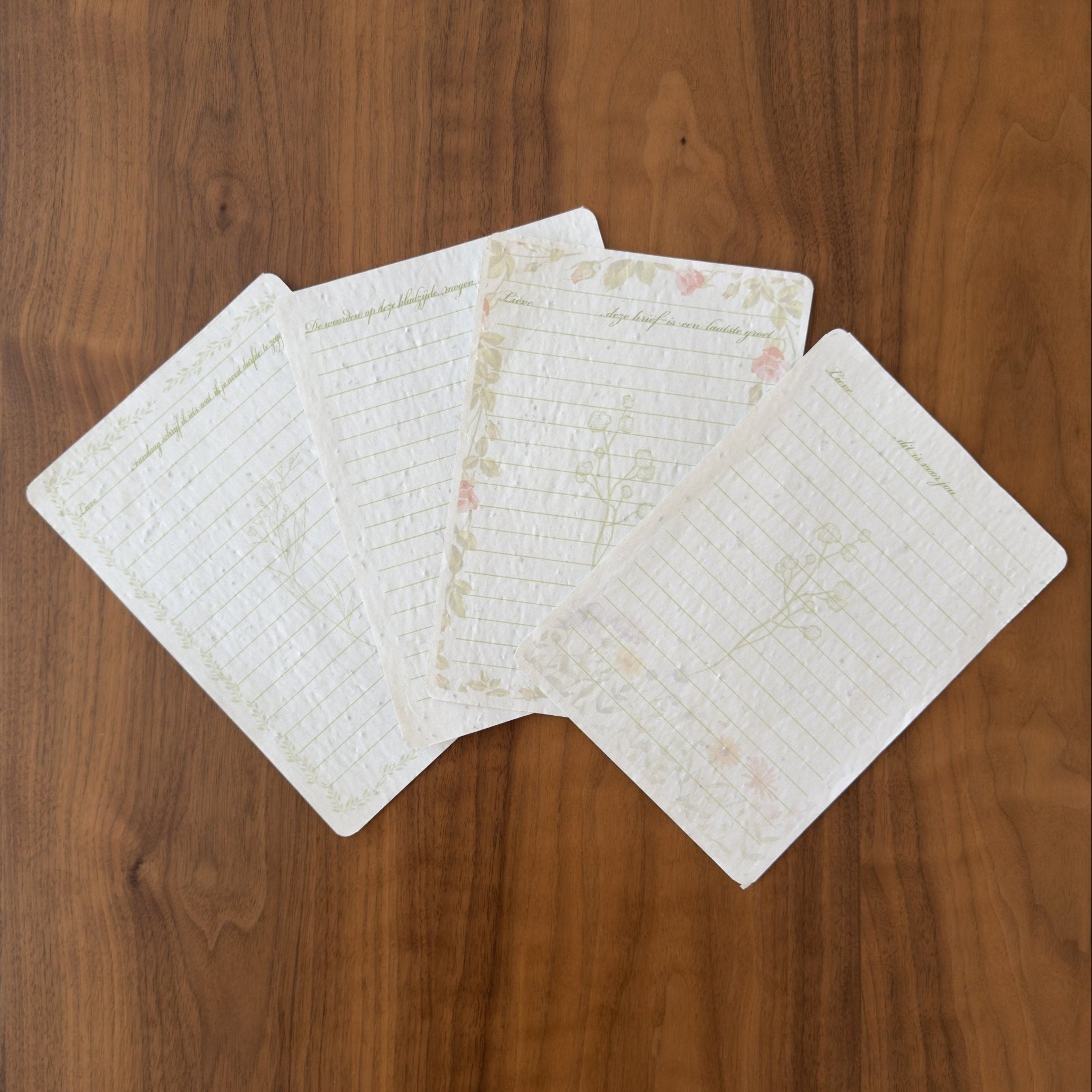 Pak van 4 - Bloeibrieven